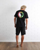 Boys OG Logo Tee - Black Rasta