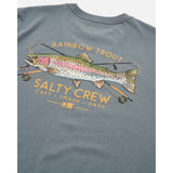 Salty Crew Trout Mount Premium SS Tee - Storm
