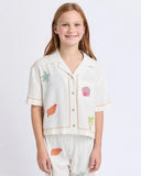 Eve Girl Sunrays Shirt - Vintage White