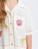 Eve Girl Sunrays Shirt - Vintage White