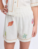 Eve Girl Sunrays Short - Vintage White