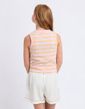 Eve Girl Callie Rib Tank - Pink
