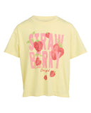 Eve Girl Strawberry Girls Tee - Lemon