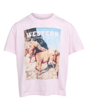Eve Girl Western  Girls Tee - Pink