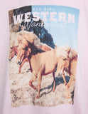 Eve Girl Western  Girls Tee - Pink