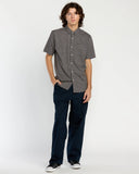 Volcom Scaler Stone Woven SS Shirt - Moonbeam