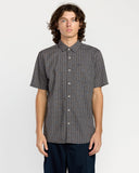 Volcom Scaler Stone Woven SS Shirt - Moonbeam