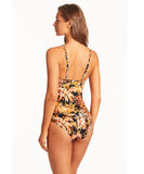 Sea Level Troppica High Neck One Piece - Black