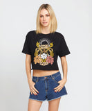 Volcom Womens Parrot Paints Tee - Blk