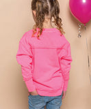 Foxwood Kids Simplified Crew - Neon Rose