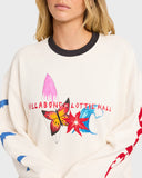 Billabong Lottie Hall Womens Crew Sweater - Salt Crystal