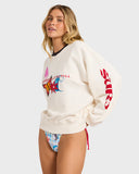 Billabong Lottie Hall Womens Crew Sweater - Salt Crystal