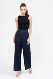 Billie The Label Essential Wide Leg Suit Pant - Black