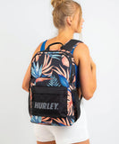 Hurley Block Printed Backpack - Black