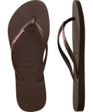 Havaianas Slim Logo Pop-Up 0727 - Brown/Pink