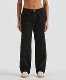 Wrangler Low Bella Baggy Jeans - Black Rock