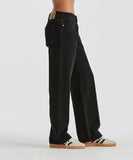 Wrangler Low Bella Baggy Jeans - Black Rock