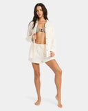 Billabong Wanderer LS Woven Top - Salt Crystal