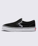 Kids Van Classic Slip On Black / True White Shoe