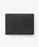 Rip Curl Ridge PU All Day Wallet - Black/Grey