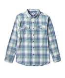 Vissla Central Coast Eco LS Flannel - Smokey Jade