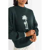 Rhythm Palm Shadow Jumper - Jade