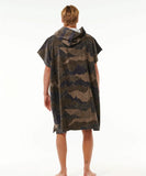 Rip Curl Combo Hooded Towel - Black/Olive