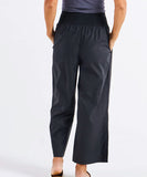 Sass Sevilla Wide Leg Cotton Pant - Black