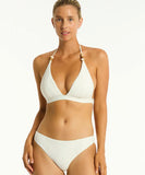 Sea Level Caracus Tri Halter Top - Coconut