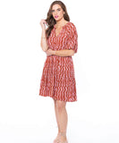 Seeking Lola Courageous Mini Dress - Terracotta