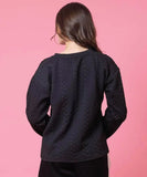 Back view of the Charlo Kylo Sweater Black