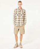 Oakley '90s Plaid LS Shirt - Mist/Pebble/Army G Check