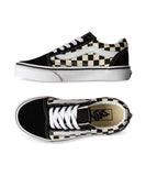 Vans Old Skool Primary Check Black / White Kids Shoes
