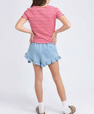 Eve Girl Betty Rib Tee - Pink