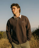 Rhythm Koa Vintage Rugby LS Polo - Olive