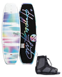 Combo Deal - 119cm Hyperlite Divine JR Girls Wakeboard/Remix Kids Bindings K12-2