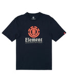 Element Vertical Short Sleeve Boys T-Shirt - Eclipse Navy