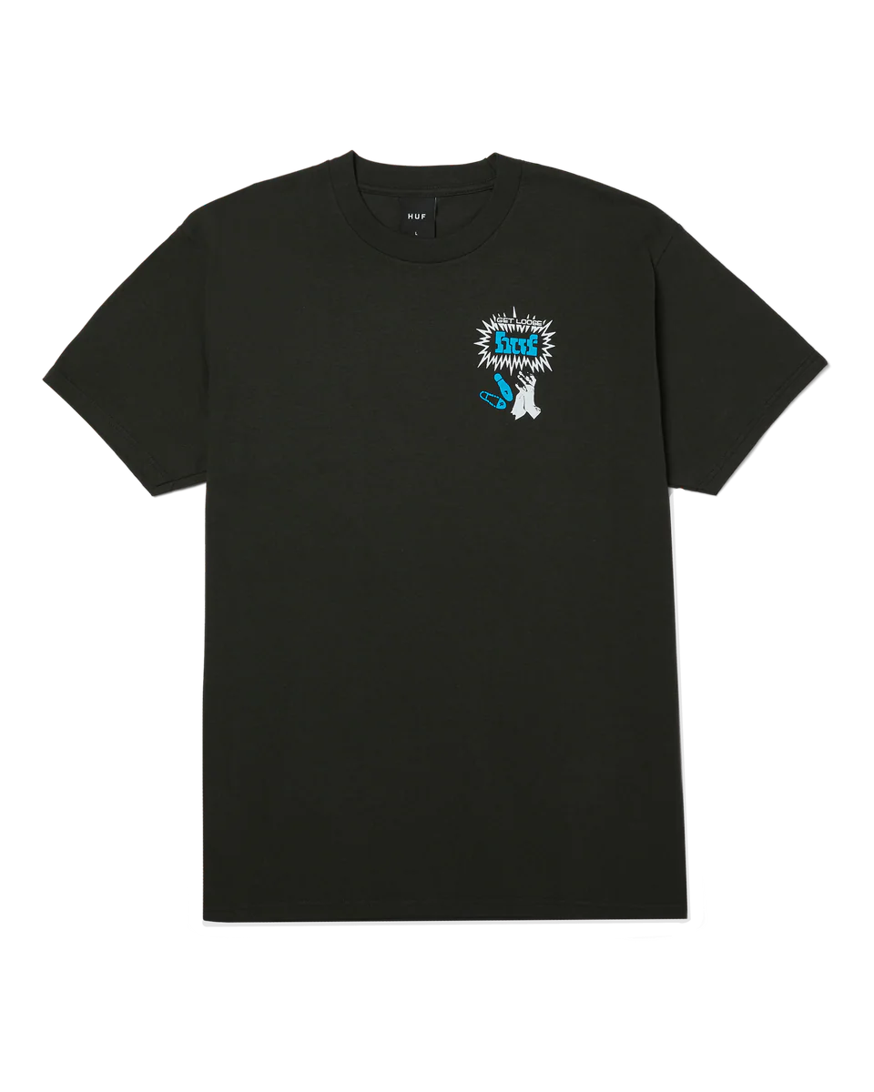 HUF Everybody Get Loose S/S Tee - Vintage Black