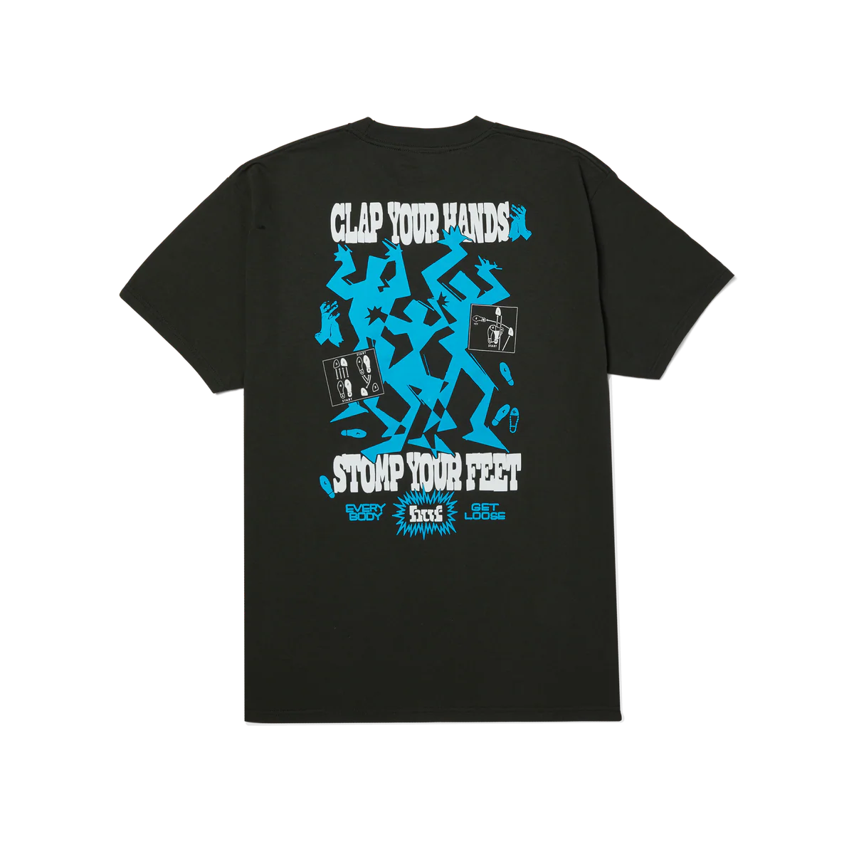 HUF Everybody Get Loose S/S Tee - Vintage Black