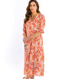 Seeking Lola Opportunity Dress - Apricot Delight