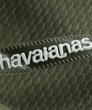 Havaianas Kids Brazil Logo Filete 1598 - Moss/White