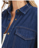 Foxwood Daisy Over Shirt - Denim