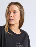 Foxwood Huntleigh Oversized Tee - Black