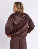 Foxwood Lucy Bomber Jacket - Coffee Bean