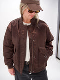 Foxwood Lucy Bomber Jacket - Coffee Bean