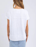 Foxwood Throw On S/S Tee - White