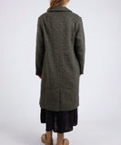 Foxwood Clementine Coat - Green/Black