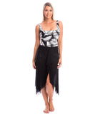 TOGS Mesh Over togs Skirt - Black