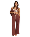 Sisstrevolution Cabana Fleece Pants - Espresso Brown