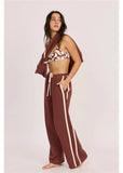 Sisstrevolution Cabana Fleece Pants - Espresso Brown